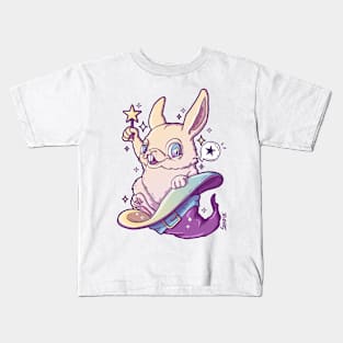 Hoppy Wizard bunny magic pun Kids T-Shirt